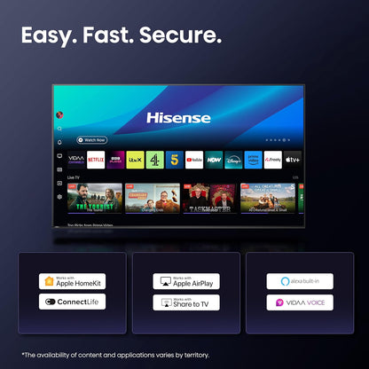 📺 Hisense 43” 4K Ultra HD Smart TV – Precision, Power & Perfection